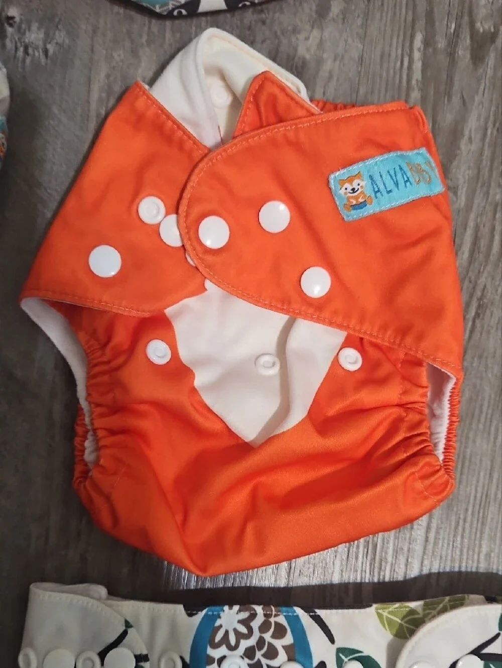 Reusable Cloth Diaper Cover Set 6 OS Alvababy, Thirsties, Rumparooz + 6 Inserts